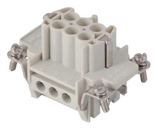 7306.6003.0 HEAVY DUTY INSERT, RCPT, 6POS, 20-14AWG MOLEX / GWCONNECT