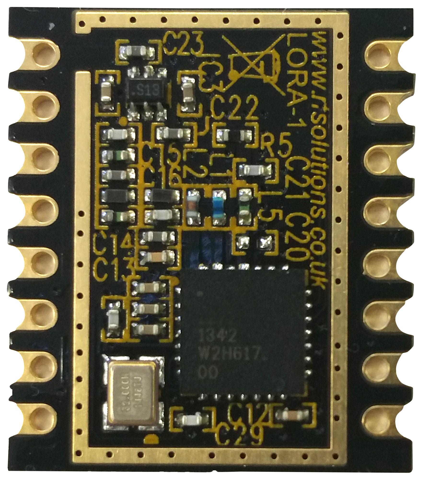 RF-LORA-868-SO LORA TRANSCEIVER, 868MHZ, 300KBPS, SMD RF SOLUTIONS
