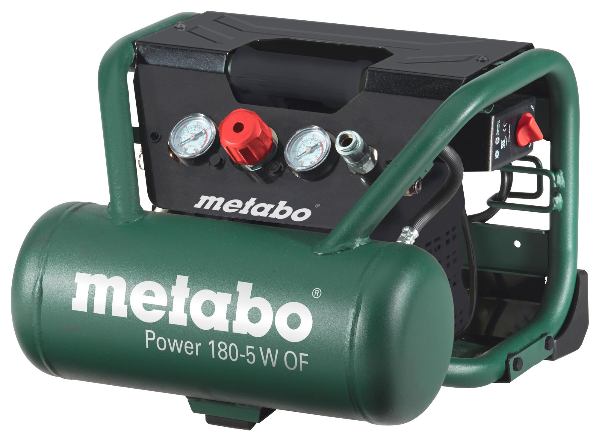 POWER 180-5 W OF POWER COMPRESSOR, OIL-FREE, 1.1KW, 5L METABO