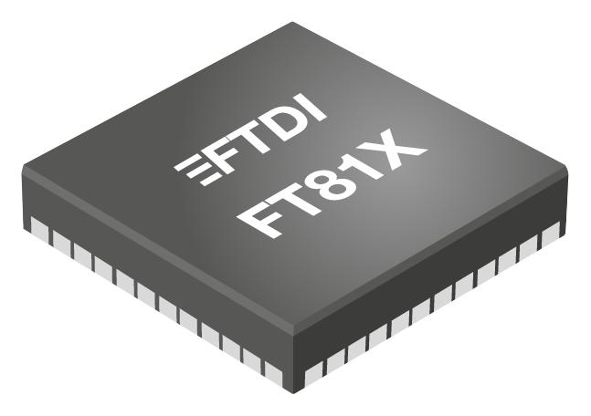 FT812Q-T EMBEDDED VIDEO ENGINE, 24BIT, VQFN-56 BRIDGETEK