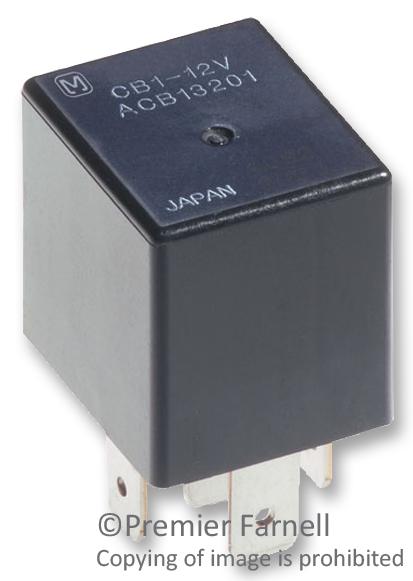 CB1AH-P-24V RELAY, AUTOMOTIVE, SPST-NO, 28VDC, 20A PANASONIC