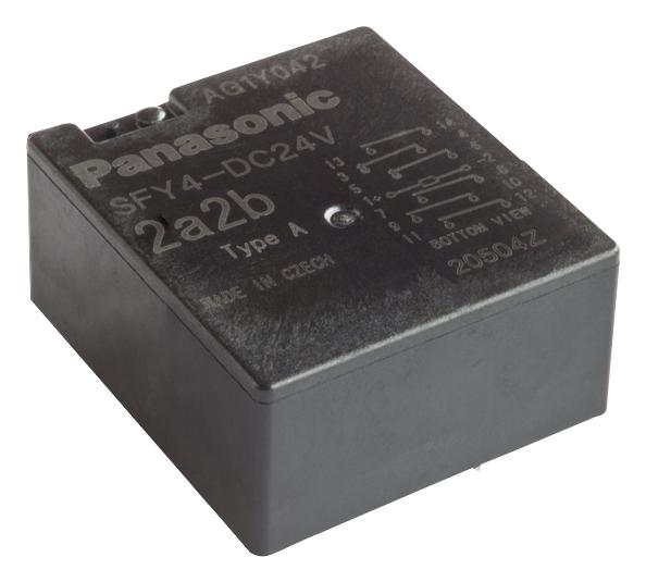SFY2-DC24V SAFETY RELAY, DPST-NO, DPST-NC, 250V, 6A PANASONIC