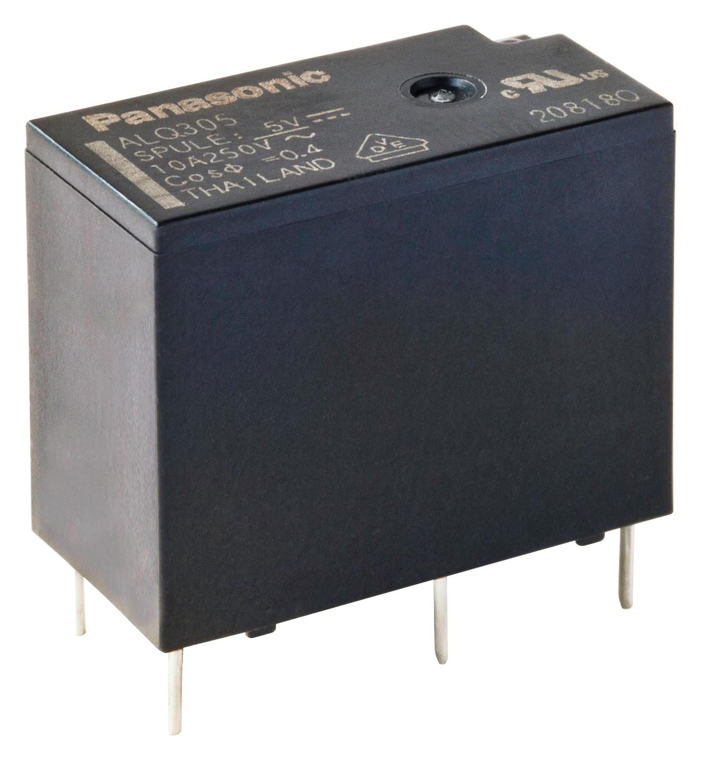 ALQ106S POWER RELAY, SPDT, 6VDC, 10A, THT PANASONIC