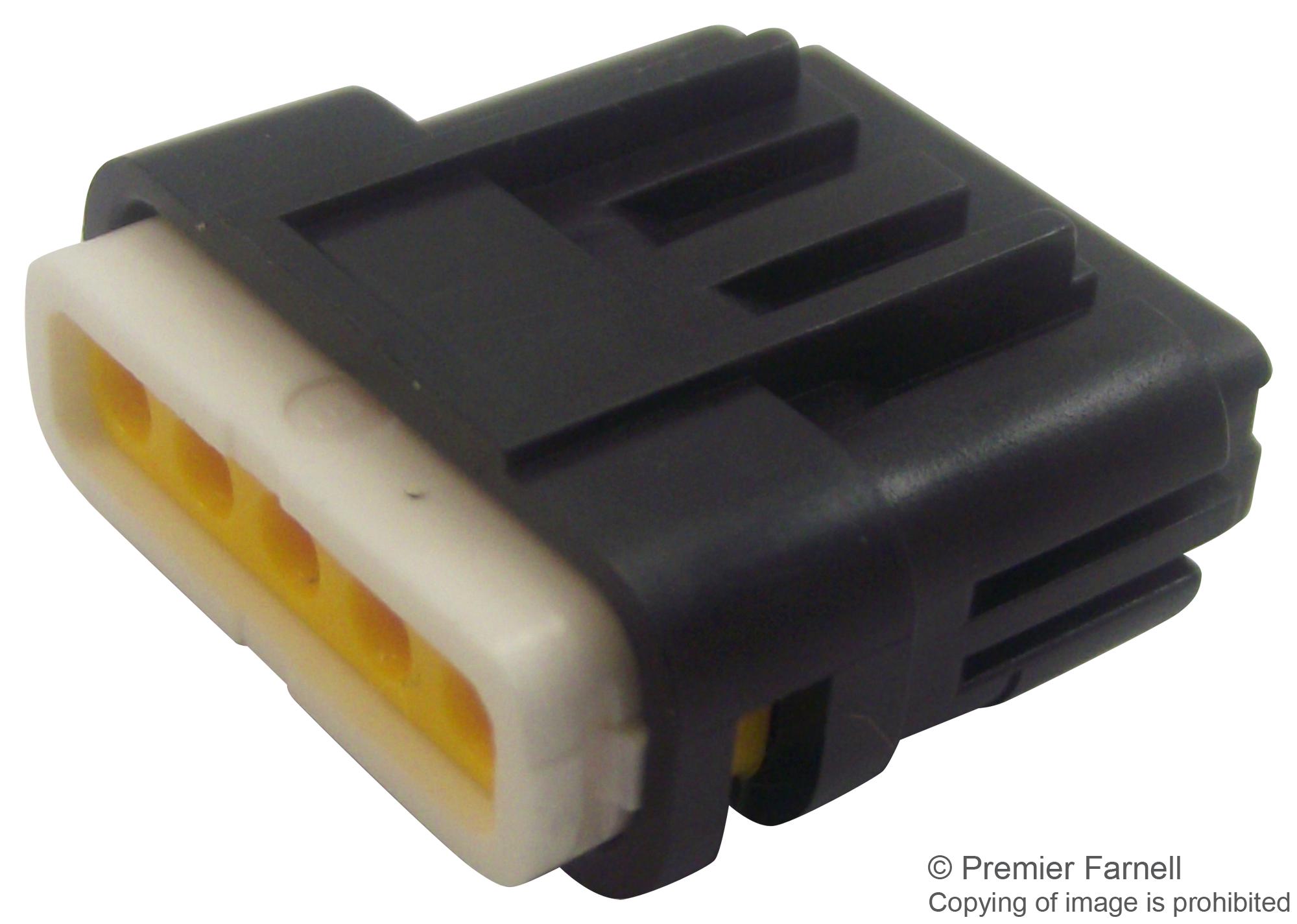 565-005-000-410 RECEPTACLE HOUSING, 5POS, 2.5MM, PBT EDAC