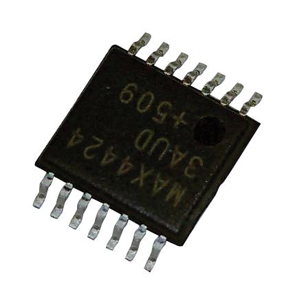 MAX44243AUD+ OP AMP, 5MHZ, 3.8V/US, TSSOP-14 MAXIM INTEGRATED / ANALOG DEVICES