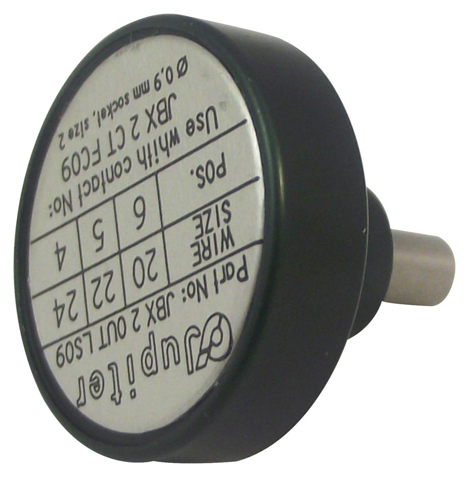 JBX2OUTLS09 CRIMP LOCATOR, 26-22AWG, SIZE 2, 0.9MM SOURIAU-SUNBANK / EATON