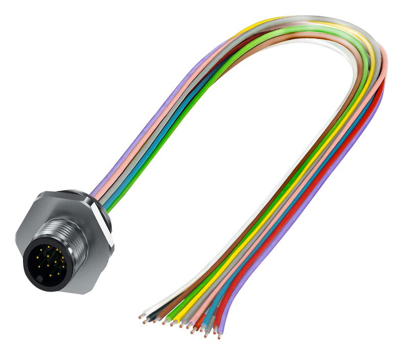 1411582 SENSOR CORD, 12P, PLUG-FREE END, 0.5M PHOENIX CONTACT