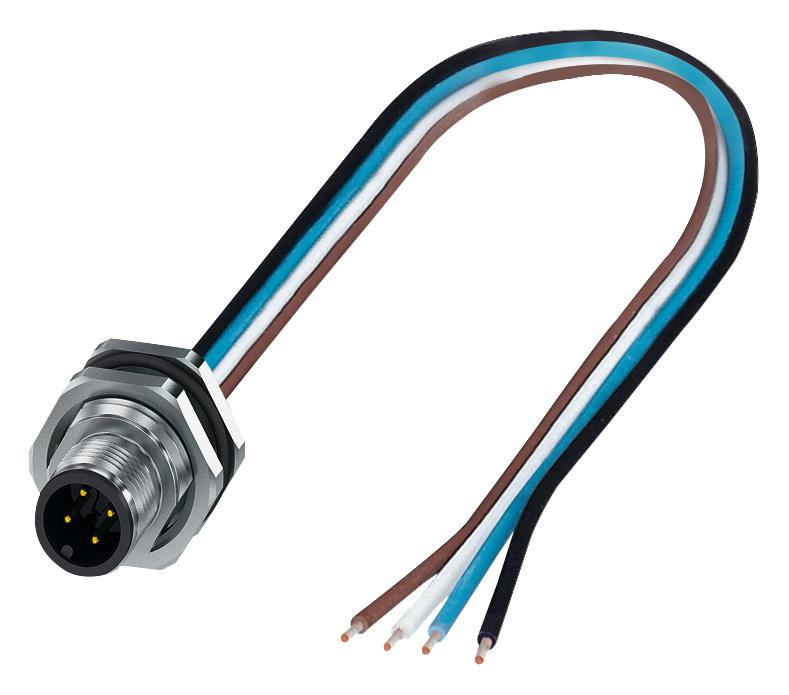 1411592 SENSOR CORD, 4P, PLUG-FREE END, 0.5M PHOENIX CONTACT