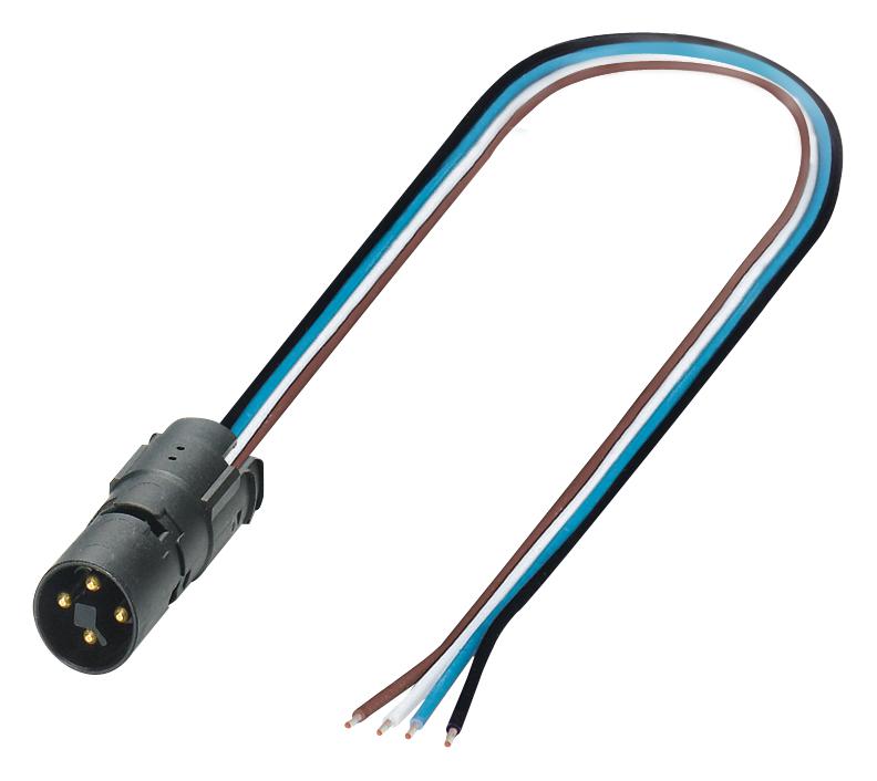1424130 SENS CORD, 4P, M12 PLUG-FREE END, 0.5M PHOENIX CONTACT
