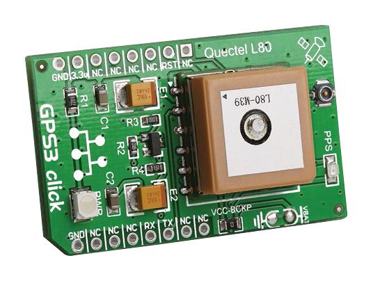 MIKROE-1714 ADD-ON BOARD, GPS3 CLICK MIKROELEKTRONIKA