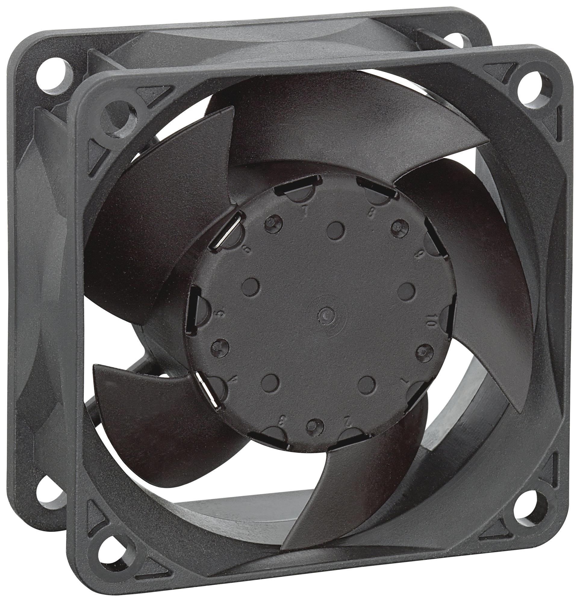 632NU AXIAL FAN, 60MM, 12VDC, 23.5CFM, 34DBA EBM-PAPST