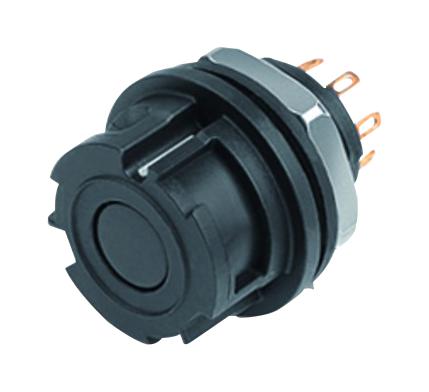 09-0774-000-08 INDUSTRIAL CIRCULAR, RCPT, 8POS, PANEL BINDER