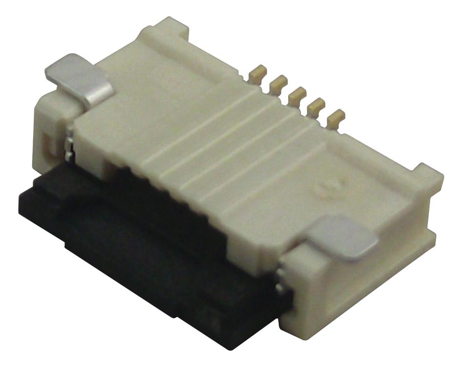 505110-0592 CONN, FFC/FPC, RCPT, 5POS, ROW, 0.5MM MOLEX