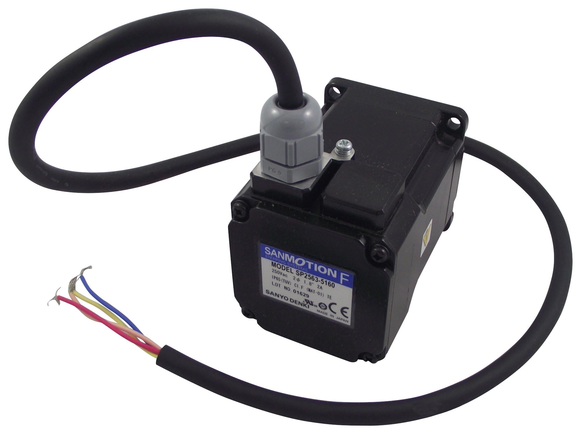SP2563-5160 STEPPER MOTOR, 2-PHASE, 250VAC, 2A SANYO DENKI