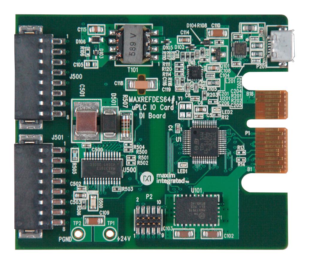MAXREFDES64# REF DESIGN BOARD, DIGITAL I/P MICRO PLC MAXIM INTEGRATED / ANALOG DEVICES