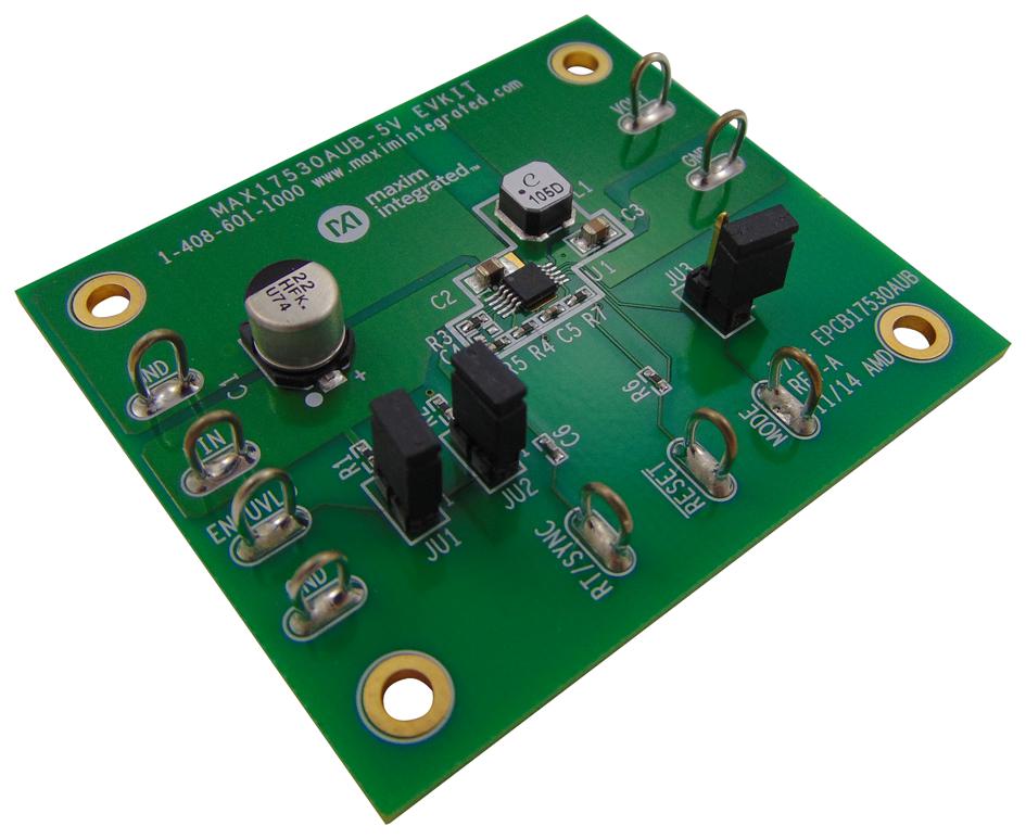 MAX17530AUBEVKIT# EVALUATION BOARD, SYNC BUCK CONVERTER MAXIM INTEGRATED / ANALOG DEVICES