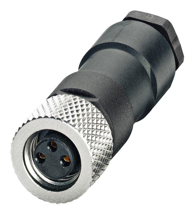 1681172 SENSOR CONNECTOR, M8, RCPT, 3POS PHOENIX CONTACT