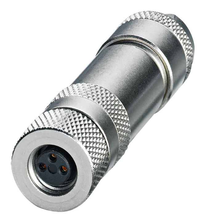 1542907 SENSOR CONNECTOR, M8, RCPT, 3POS PHOENIX CONTACT