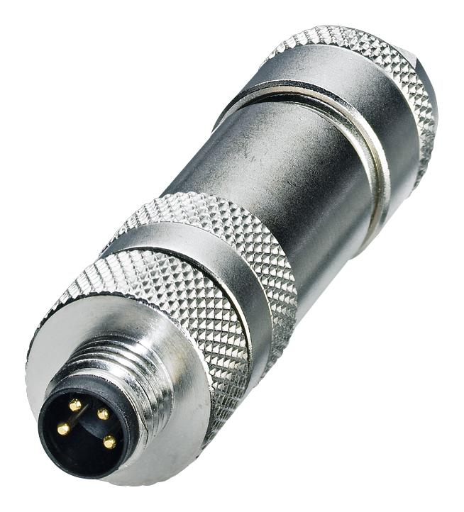 1542897 SENSOR CONNECTOR, M8, PLUG, 4POS PHOENIX CONTACT
