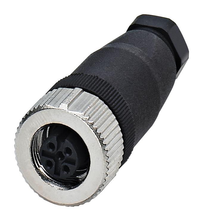 1543029 SENSOR CONNECTOR, M12, RCPT, 4POS PHOENIX CONTACT