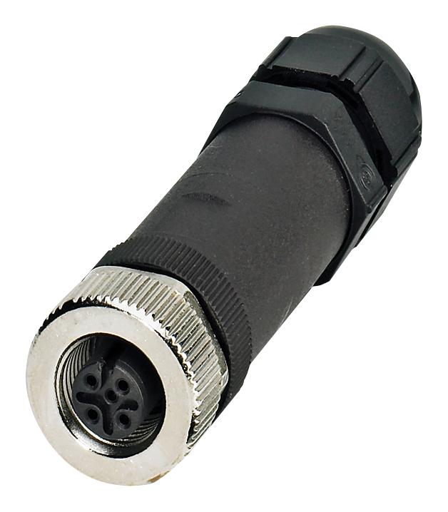 1556838 SENSOR CONNECTOR, M12, RCPT, 5POS PHOENIX CONTACT