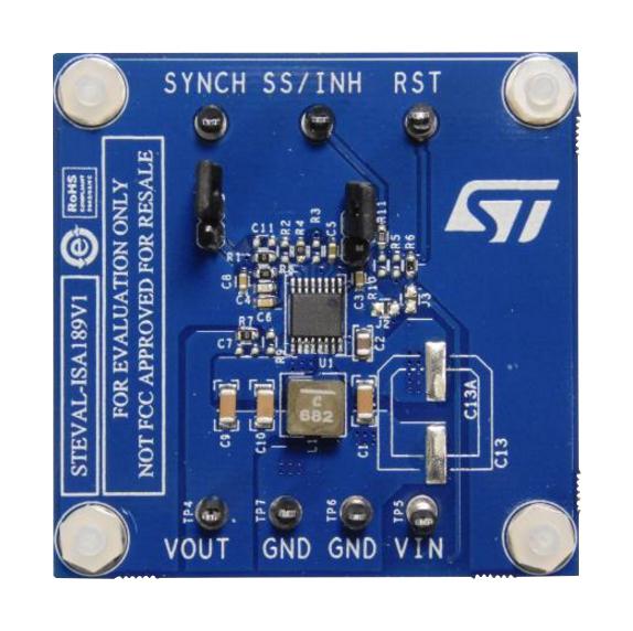 STEVAL-ISA189V1 EVALUATION BOARD, AEC-Q100, REGULATOR STMICROELECTRONICS