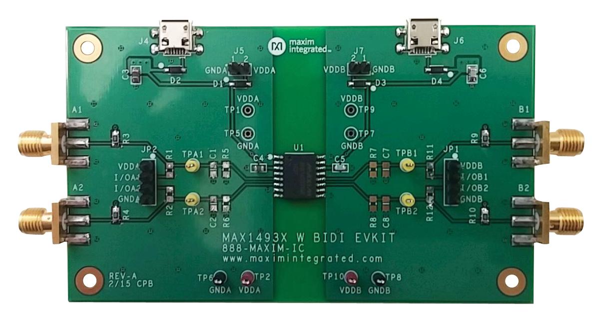 MAX14937WEVKIT# EVALUATION BOARD, DIGITAL ISOLATOR MAXIM INTEGRATED / ANALOG DEVICES