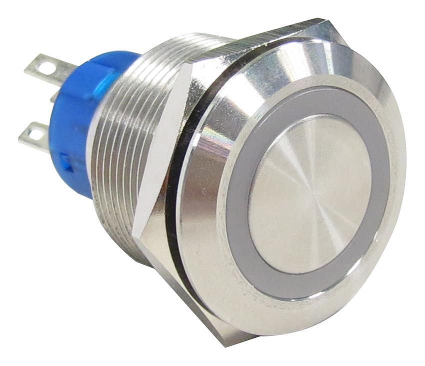 AV2221E624Q04 VANDAL RESISTANT SW, DPST, 3A, 250VAC ALCOSWITCH - TE CONNECTIVITY