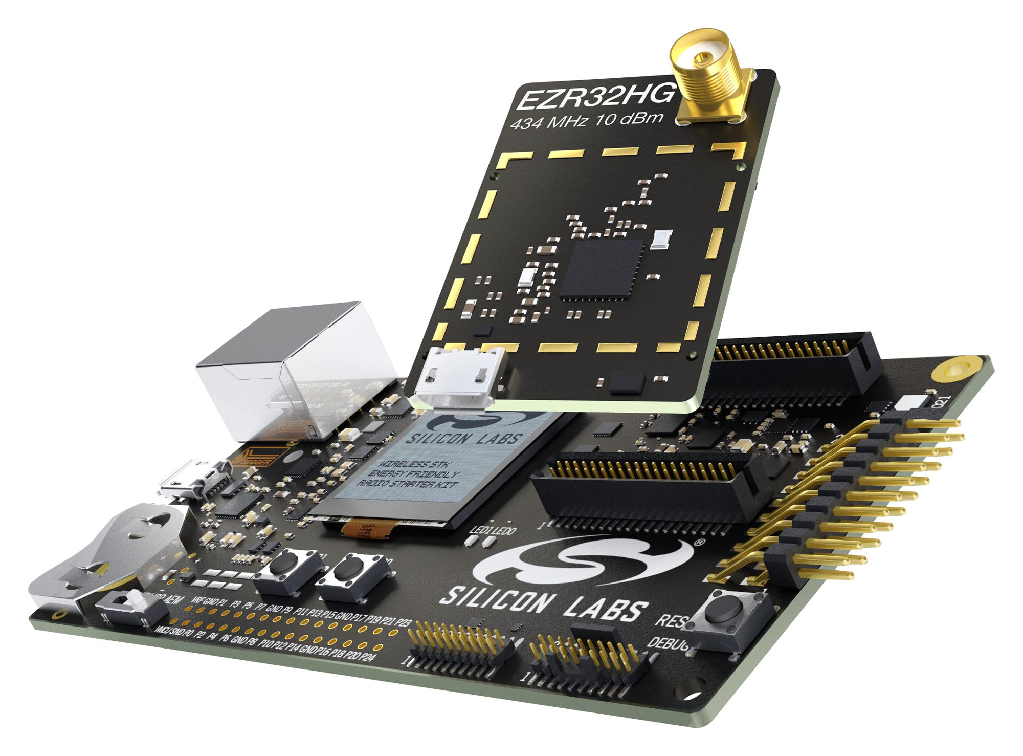 SLWSTK6241A EZR32HG EVALUATION KIT, 434MHZ, +10DBM SILICON LABS