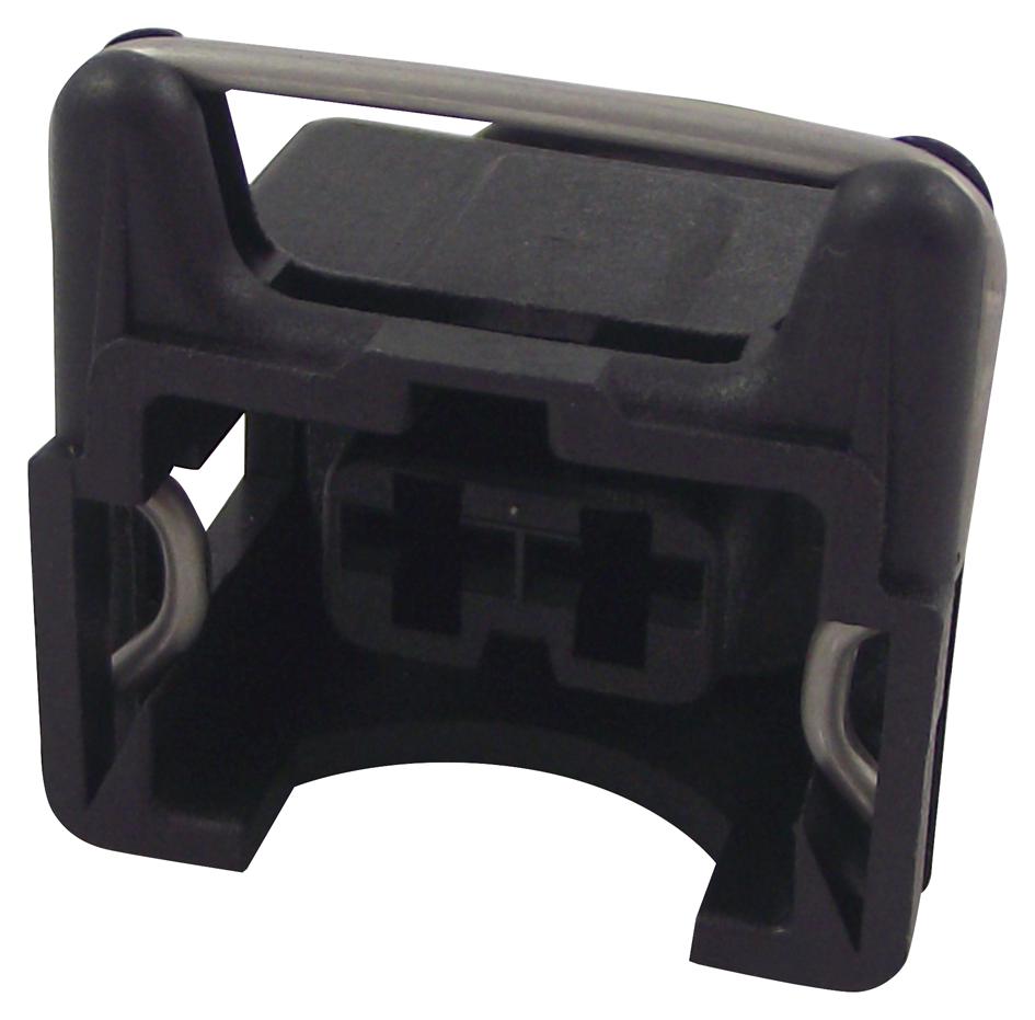 828657-3 RECEPTACLE HOUSING, 2POS, PA GF, BLACK AMP - TE CONNECTIVITY