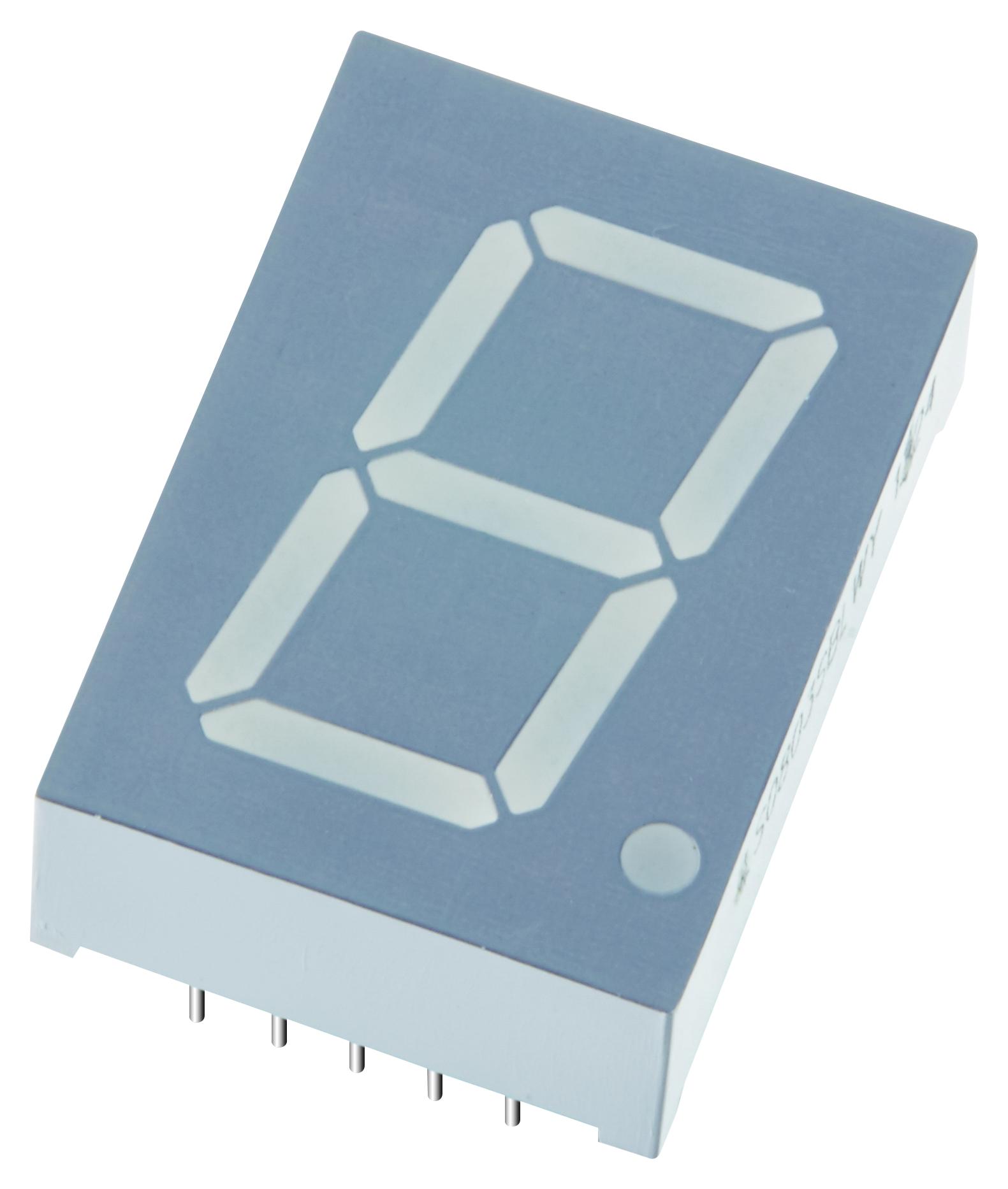 LS0803GWK DISPLAY, SEVEN SEGMENT, 0.8 INCH, GREEN MULTICOMP PRO