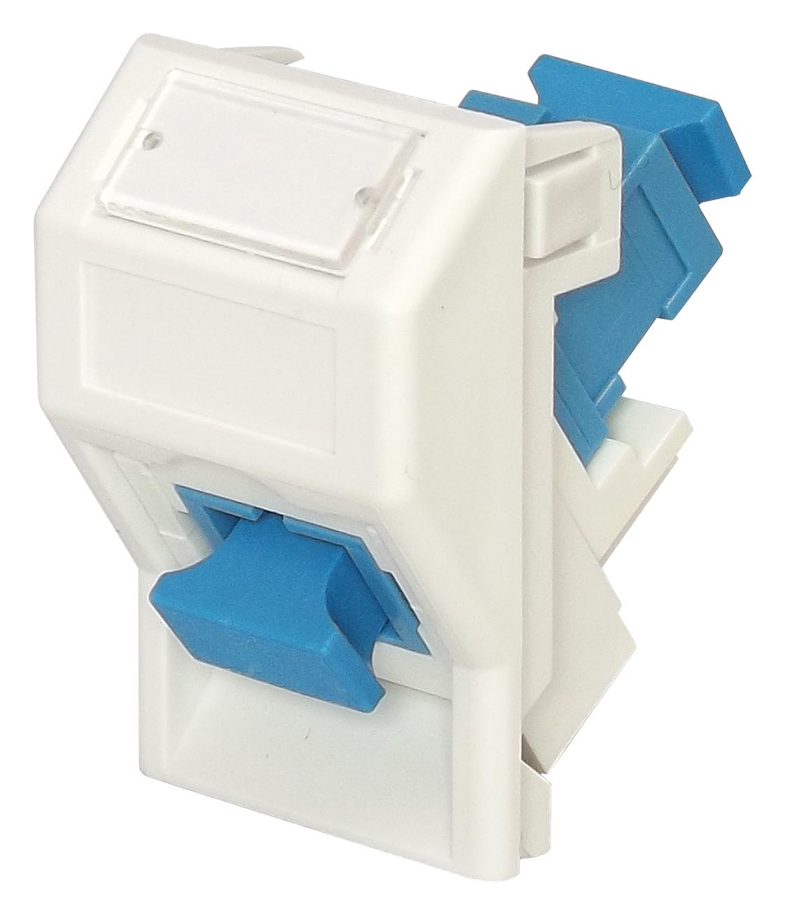 OC645WH FIBRE OPTIC 45DEG ADAPTER, SC SIMPLEX TUK