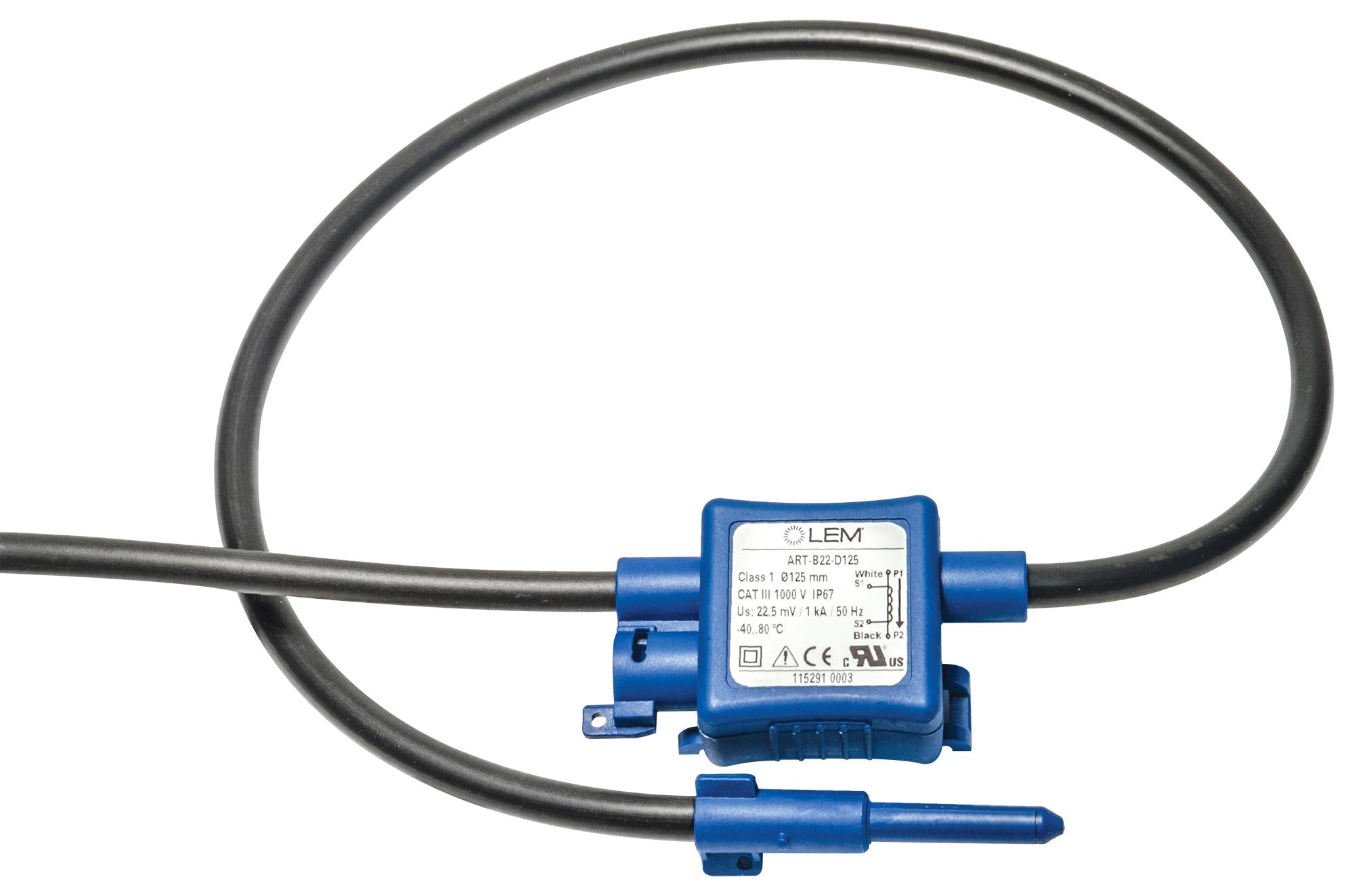 ART-B22-D125 CURRENT TRANSFORMER, 50-60HZ, CABLE LEM