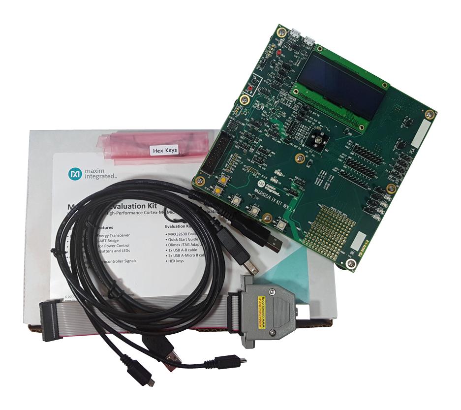 MAX32625-EVKIT# EVAL BOARD, CORTEX-M4F MICROCONTROLLER MAXIM INTEGRATED / ANALOG DEVICES