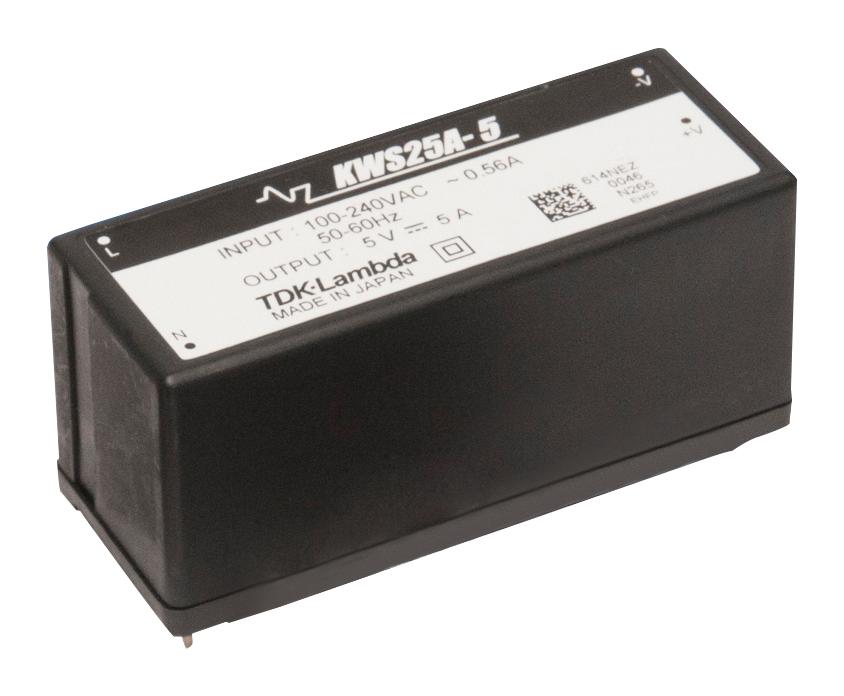 KWS-25A-12 POWER SUPPLY, AC-DC, 12V, 2.2A TDK-LAMBDA