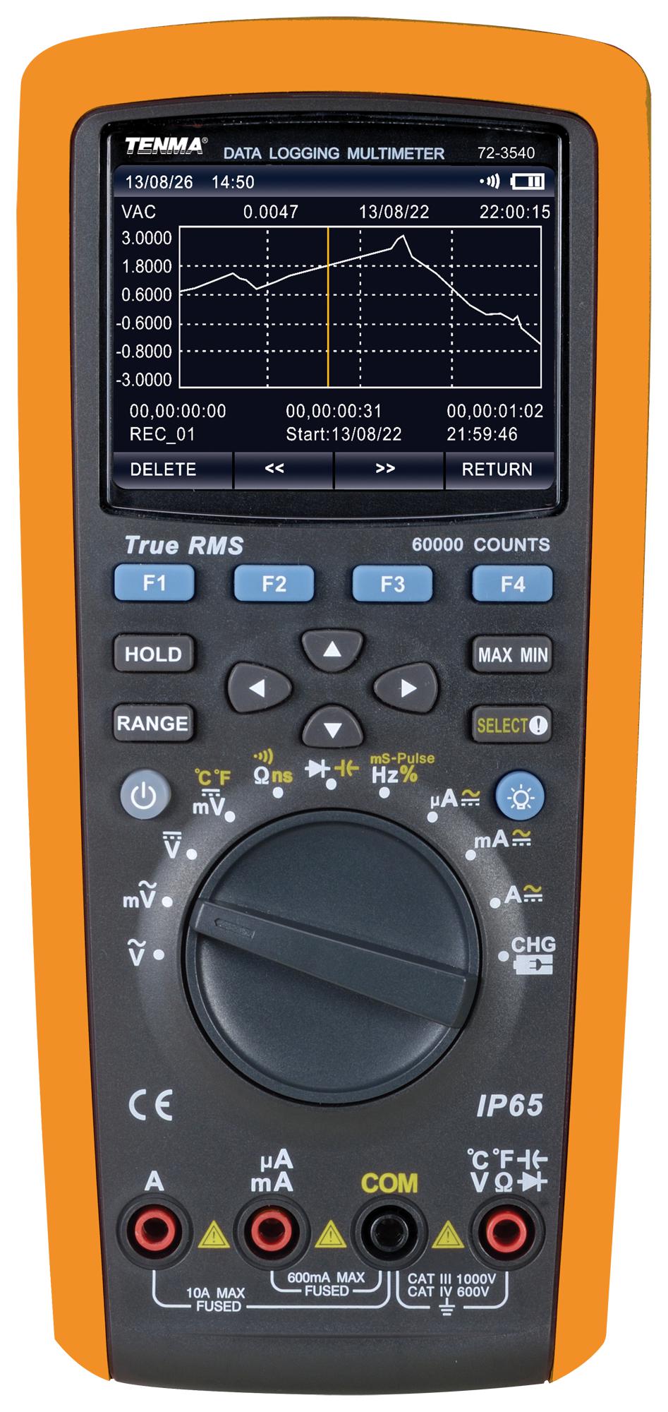 72-3540 DMM, HANDHELD, TRUE RMS, AUTO/MANUAL TENMA