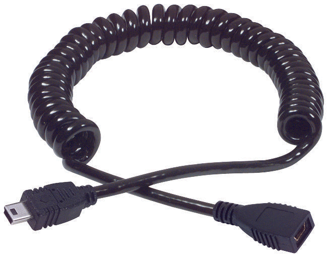 COILMB5EXT-2M USB CABLE, MINI B PLUG-MINI B RCPT, 2M L-COM