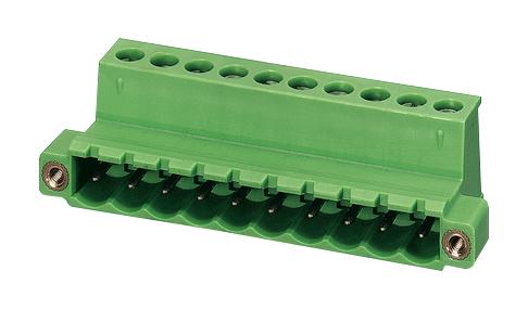 IC 2,5/10-STGF-5,08 TERMINAL BLOCK, PLUGGABLE, 10POS, 12AWG PHOENIX CONTACT