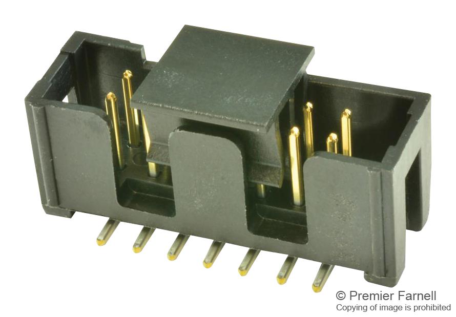 N2514-6V0C-RB-WD CONNECTOR, HEADER, 14POS, 2ROW, 2.54MM 3M