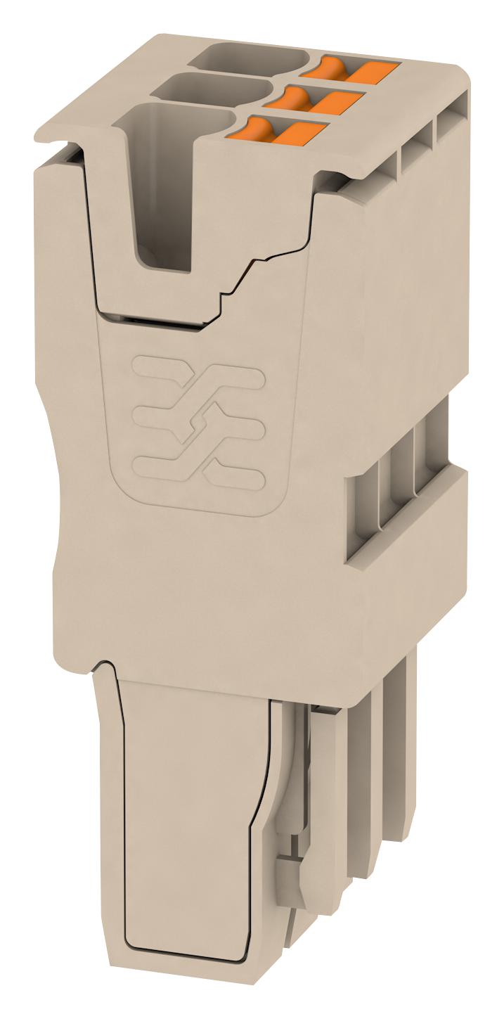 1513650000 TERMINAL BLOCK, PLUGGABLE, 3POS, 12AWG WEIDMULLER