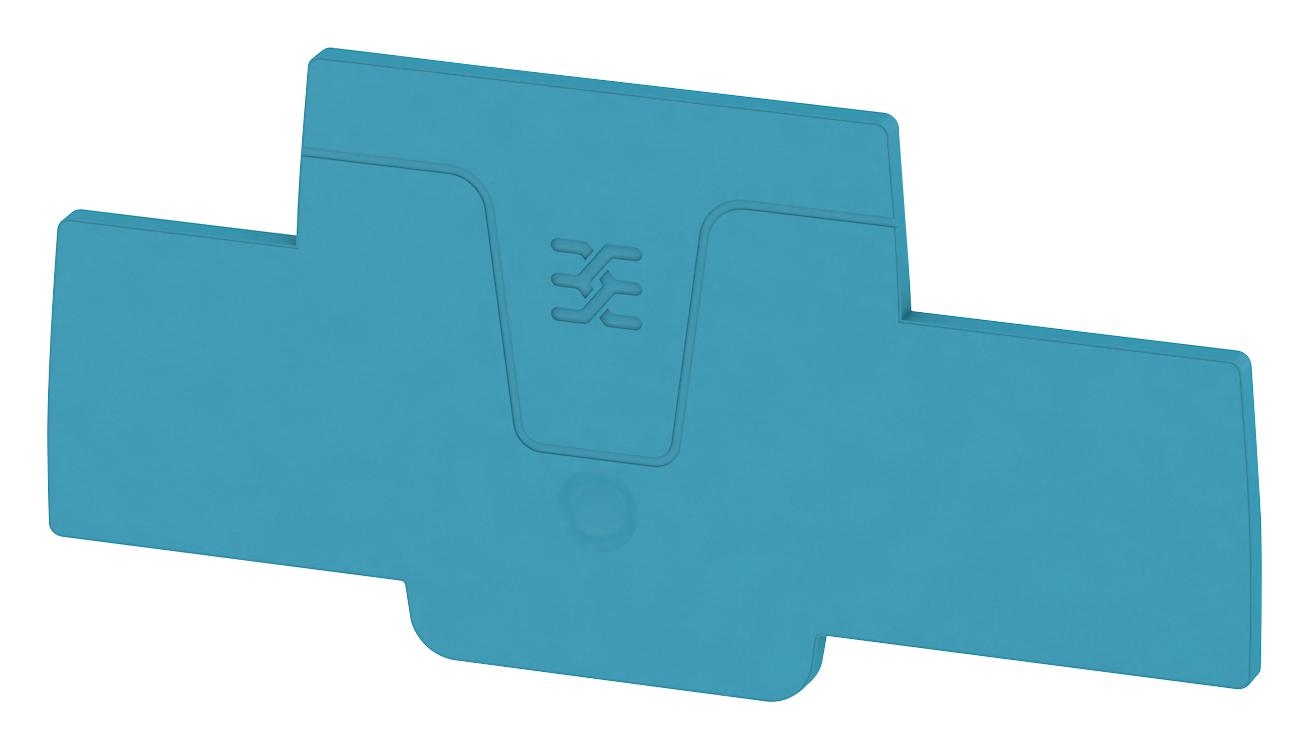 1547700000 END PLATE, FEED THRU TERM BLOCK, BLUE WEIDMULLER