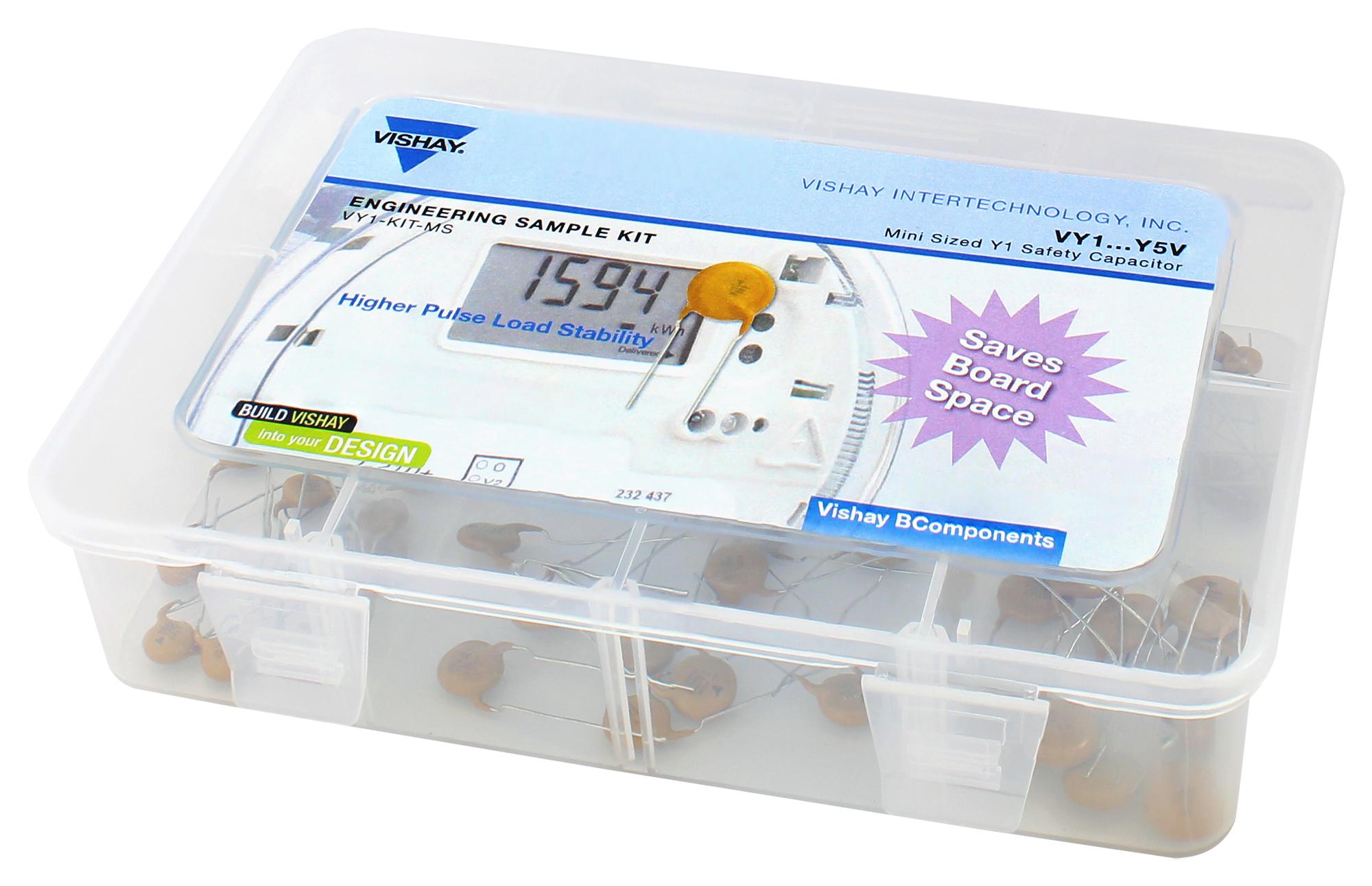 VY1-KIT-MS CAPACITOR KIT, 1000PF-4700PF, 60 PC VISHAY