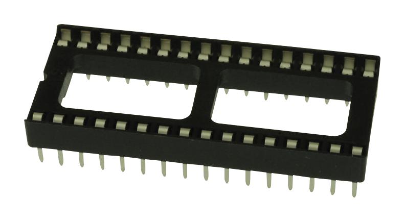 DILB28P-223TLF DIP SOCKET, 28POS, 2.54MM, TH AMPHENOL ICC