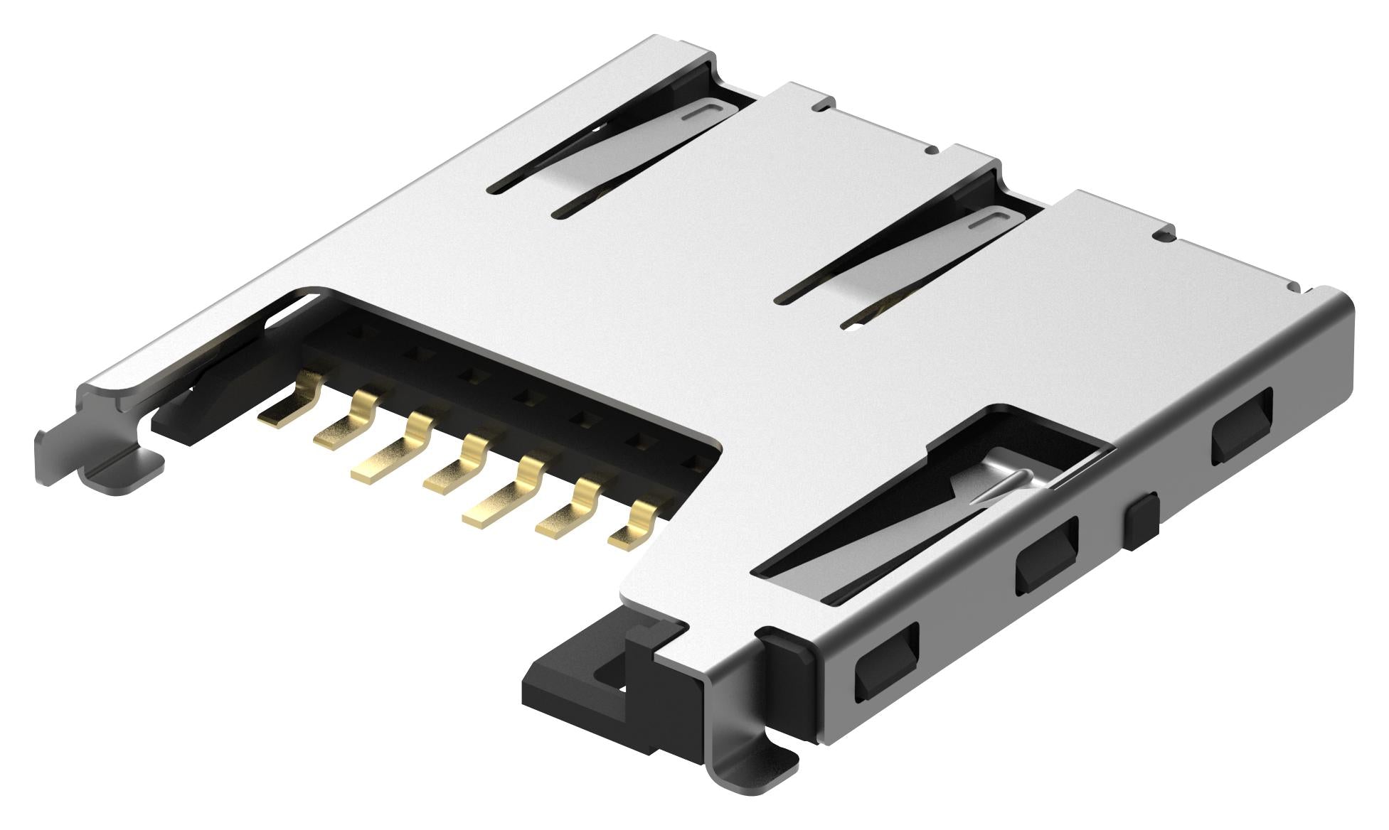 MEM2061-01-188-00-A MICRO SD CONN, PUSH-PUSH, 8POS, SMT GCT (GLOBAL CONNECTOR TECHNOLOGY)