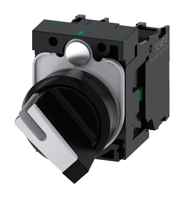 3SU1100-2BF60-1MA0 SELECTOR SW, 10A, 500V, SCREW SIEMENS