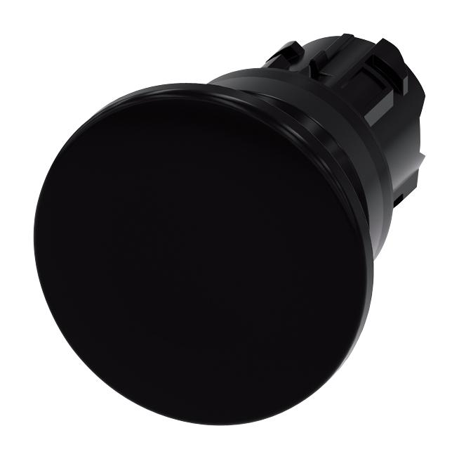 3SU1000-1BD10-0AA0 SWITCH ACTUATOR, PUSH BUTTON SW, BLACK SIEMENS