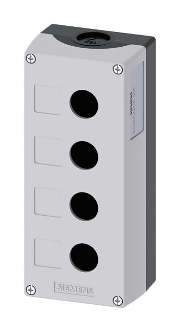 3SU1804-0AA00-0AB1 ENCLOSURE, 4 COMMAND POINT, PLASTIC, GRY SIEMENS