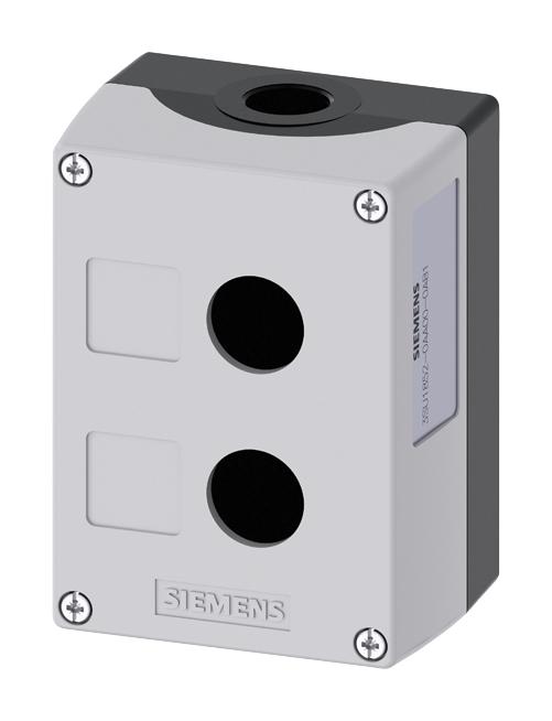 3SU1852-0AA00-0AB1 ENCLOSURE, 2 COMMAND POINT, METAL, GRY SIEMENS