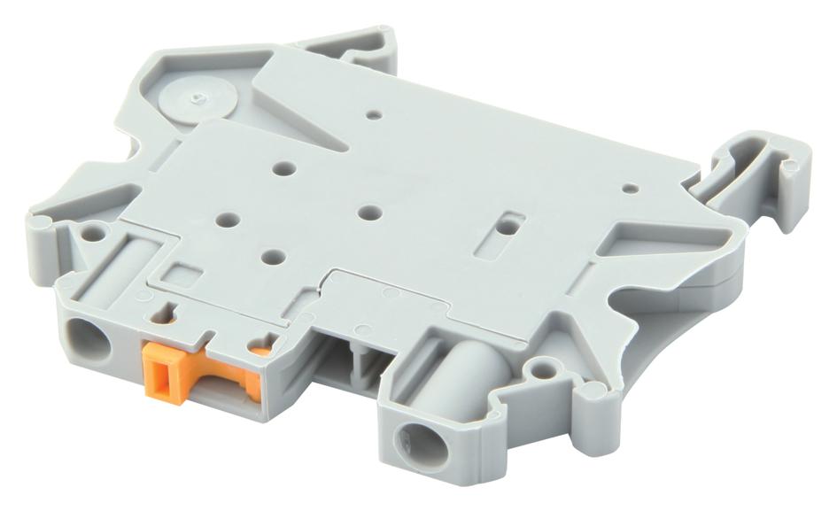 UT 4-MT-P/P TERMINAL BLOCK, DIN RAIL, 2POS, 10AWG PHOENIX CONTACT