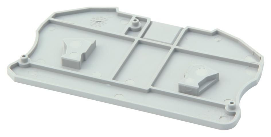 D-ST 4-TWIN END COVER, CLAMP DIN RAIL TERMINAL BLOCK PHOENIX CONTACT
